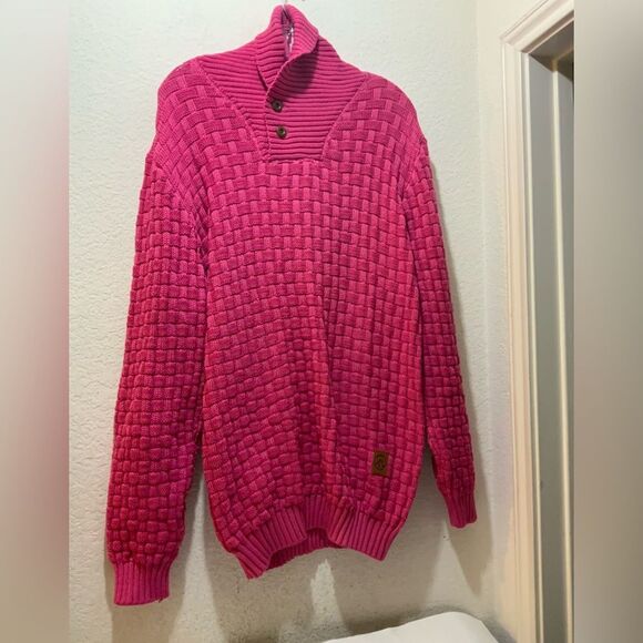 New Manfinity  Solid Cable Knit Sweater size XL - Picture 2 of 11